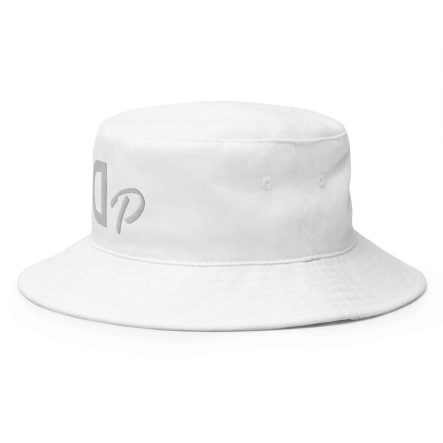 white initial bucket