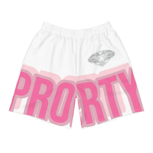 light pink property shorts