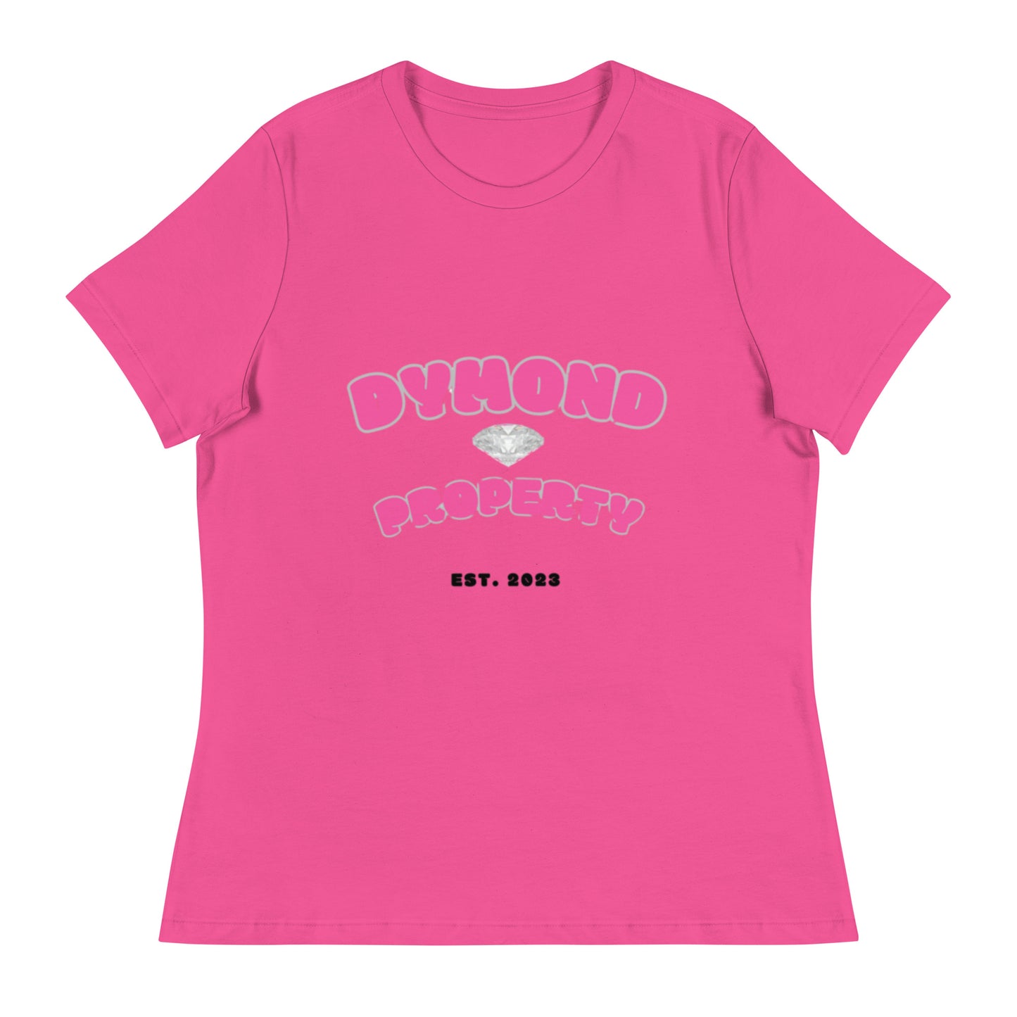 pink initial ladies shirt