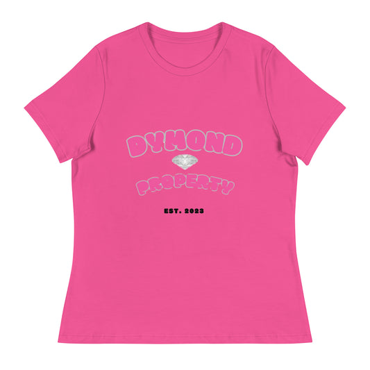 pink initial ladies shirt